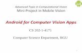 Intro to Android Development - the Department of Computer Science