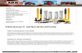 PRODUCT SPECIFICATION - Jeep Parts, Jeep Accessories, Jeep