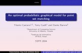 An optimal probabilistic graphical model for point set matching