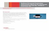 Instruction Manual for Universal Pressure Test Kit - DuPont