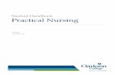 Practical Nursing Student Handbook - Clarkson College