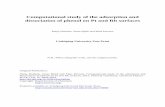 Computational study of the adsorption and dissociation - DiVA Portal