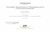 Strategic Maintenance Management in Lean - DiVA Portal