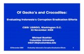 Of Gecko's and Crocodiles