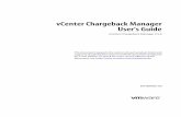vCenter Chargeback Manager User's Guide - vCenter - VMware