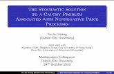 The Stochastic Solution to a Cauchy Problem Associated with