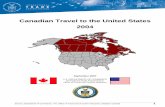 Canadian Travel to the United States 2004