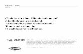 Guide to the Elimination of Multidrug-resistant Acinetobacter baumannii Transmission in
