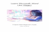 Learn Microsoft Word Like Magic!