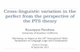 Cross-linguistic variation in the perfect from the perspective of the