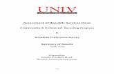 UNLV Assessment of Republic Services Clean Community