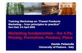 Marketing fundamentals - the 4 Ps: Pricing, Promotion - UNECE