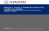 REDD+ AND CARBON RIGHTS: CASE STUDIES - Land Tenure