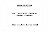 Annual Report 2007-08 - SpiceJet