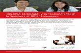 40540SA Certificate IV in Teaching English to Speakers of