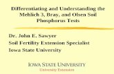 Differentiating and Understanding the Mehlich 3, Bray, and Olsen Soil Phosphorus Tests