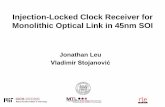 Injection-Locked Clock Receiver for Monolithic Optical