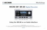 BR80WS05â€”Using the BR-80 as an Audio Interface
