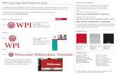 WPI Logo Usage: Quick Reference Guide - Worcester Polytechnic