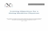 Training Objectives for a Diving Medical Physician - DMAC