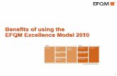Benefits of using the EFQM Excellence Model 2010 - Molar