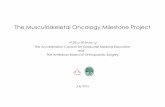 Musculoskeletal Oncology Milestones - acgme