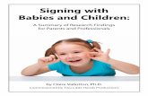 Signing with Babies and Children: - Success For Kids With Hearing