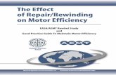 The Effect of Repair/Rewinding on Motor Efficiency â€” EASA - IECEx