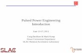 Pulsed Power Engineering - U.S. Particle Accelerator School