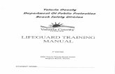 LIFEGUARD TRAINING MANUAL - Volusia County Government