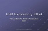 Mellon ESB - The Scholarly Communications and Information