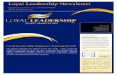 Loyal Leadership Newsletter