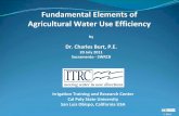Fundamental Elements of Agricultural Water Use Efficiency
