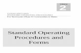 Standard Operating Procedures and Forms - Maine NEMO