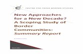 New Approaches for a New Decade? A Scoping Study of Border ...