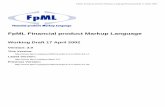 FpML Financial product Markup Language