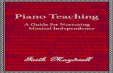 PIANO TEACHING - Anthony Maydwell -