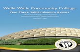Year Three Self-â€Evaluation Report - Walla Walla Community College