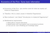 Economics of the Firm: Same basic information - Esteban Jaimovich