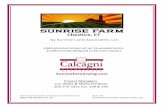 Packet Cover- Sunrise Farm - Calcagni