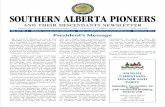 Sept 2013 - Southern Alberta Pioneers and Their Descendants