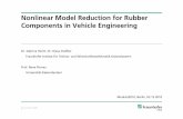 Nonlinear Model Reduction for Rubber Components in Vehicle