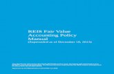REIS Fair Value Accounting Policy Manual