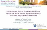 Strengthening the Carrying Capacity of Local Health and ...