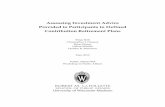 Assessing Investment Advice to Participants in Defined ...