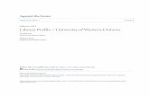 Library Profile / University of Western Ontario