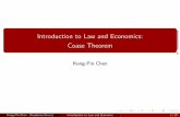 Introduction to Law and Economics: Coase Theorem