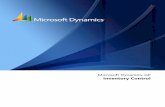 Microsoft Dynamics GP Inventory Control