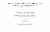 era risk management plan (rkm) - National Archives and Records