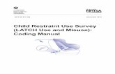 Child Restraint Use Survey (LATCH Use and Misuse) - National